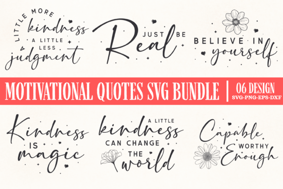 Download Motivational Quotes SVG Bundle - Motivation Collection
