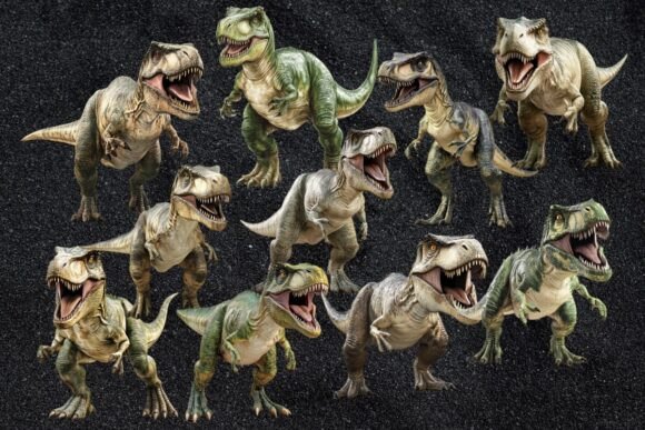 Download Realistic Dinosaur PNG Clipart Bundle - Realistic Collection