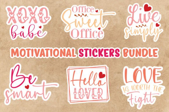 Download Motivational Stickers Bundle - Motivation Collection