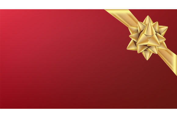 Download Christmas Gold Bow Vector. Element for - Gold Collection