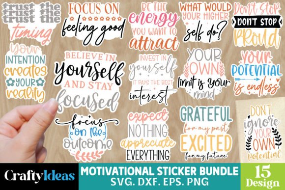 Download Motivational Sticker Bundle - Motivation Collection