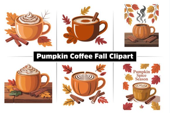 Download Autumn Pumpkin Fall Coffee Cup Clipart - Premium Resources