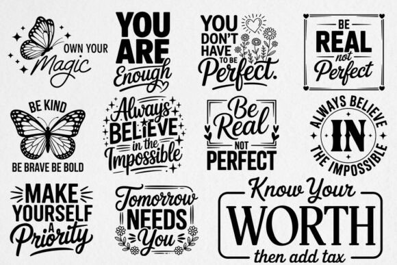 Download Boho Motivational Quotes Svg Bundle - Motivation Collection