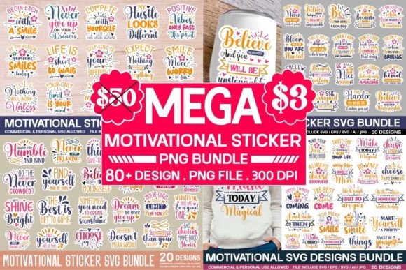 Download Motivational Sticker Svg Bundle ,Funny - Motivation Collection