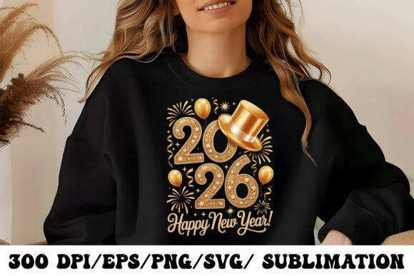 Download New Year Greeting Card in Gold &amp; Black - Gold Collection